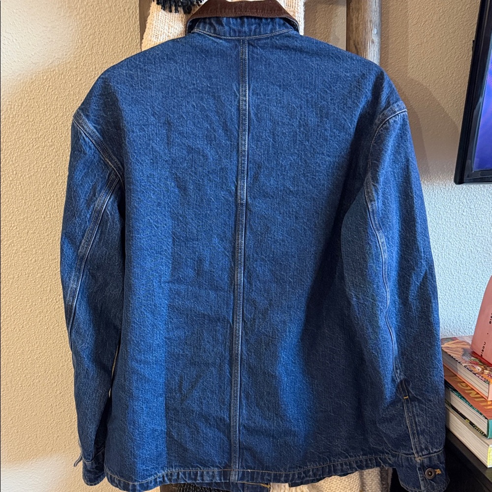 Offline Denim Jacket with Brown Corduroy Collar - Picture 5 of 5
